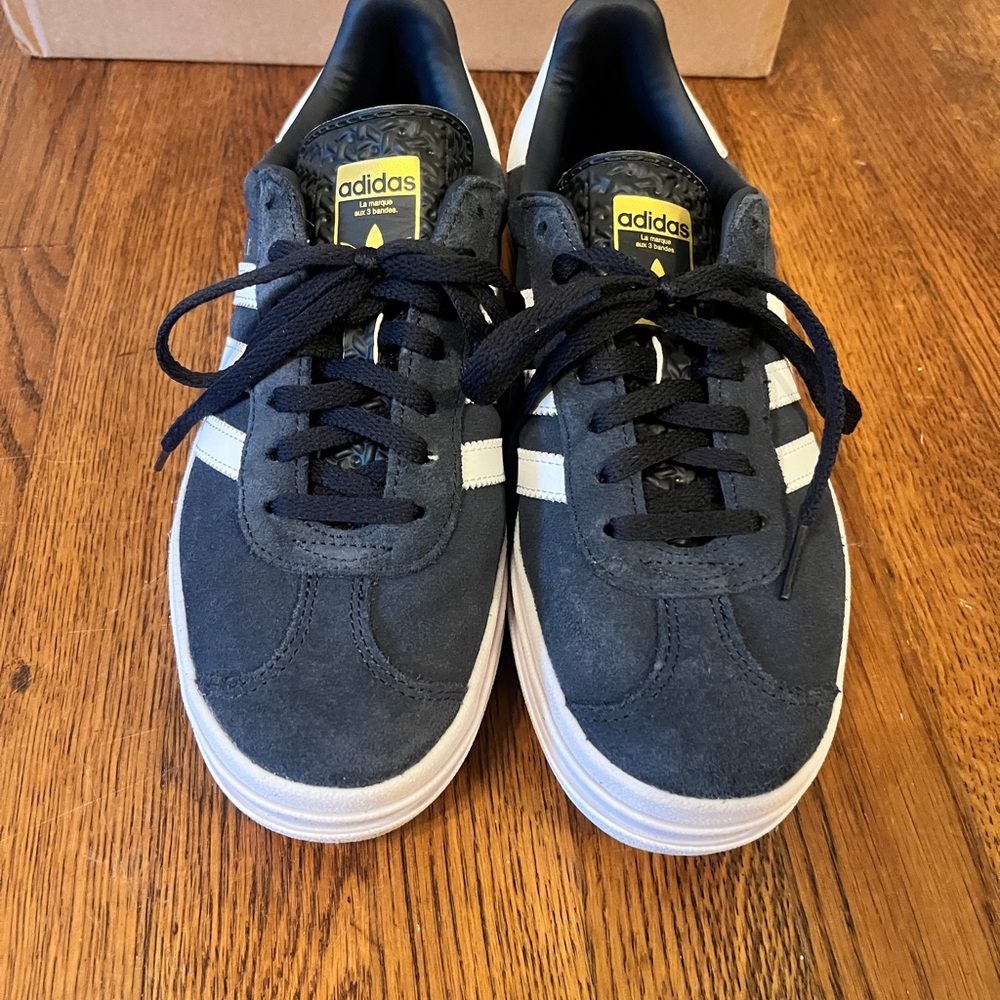 Adidas Dark Blue Suede Gazelle Sneakers
